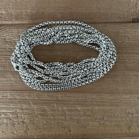 David Yurman Box Chain Necklace 72” - Picture 4 of 12